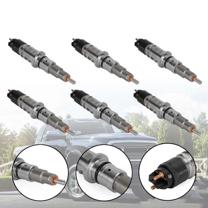 6Pcs Diesel Fuel Injector Compatible Cummins Dodge Ram 6.7L 2011-2012 0445120188