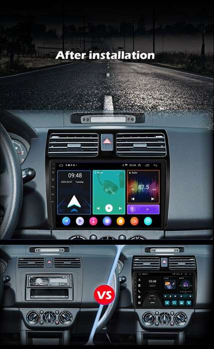 10" Android 12 CarPlay DAB+ Car Radio Stereo GPS Navi For Suzuki Swift 2003-2010