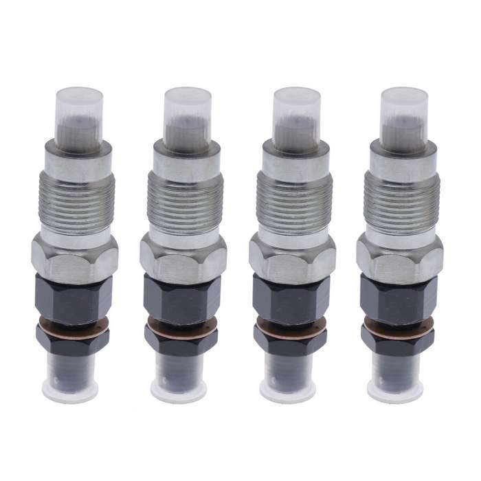 4X Fuel Injectors 1C010-53900 Compatible Kubota M6800S M8200 M9000 Engine V3600