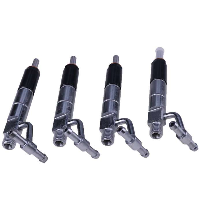 4 Pcs Fuel Injector Compatible Caterpillar Loader 236B3 236B2 w/ Engine 3044C/
