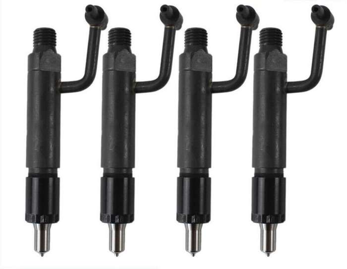4Pcs 729671-53100 Fuel Injectors Compatible with Yanmar 4JH2-UTE 4JH2 Engine