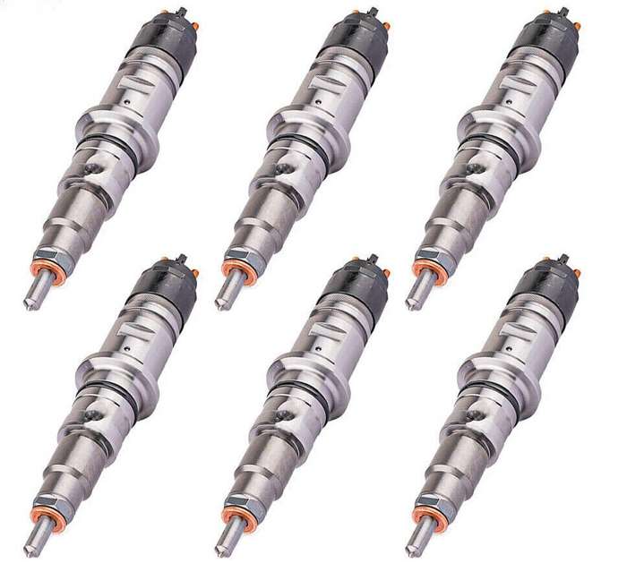 6Pcs Fuel Injector Compatible Cummins 2011-2012 Dodge Ram 6.7L Engine 0445120188