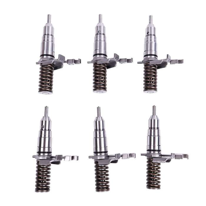 6X Fuel Injector 7E-9585 compatible with Caterpillar 320 918F IT28F Engine 3114