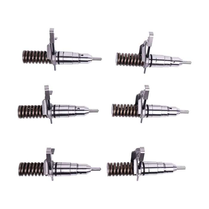 6X Fuel Injector 7E-9585 compatible with Caterpillar 320 918F IT28F Engine 3114