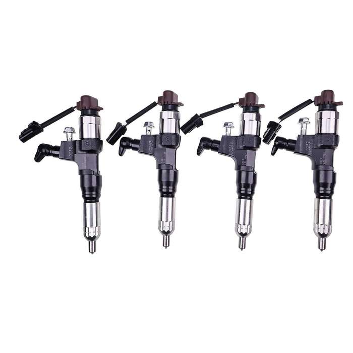4X Fuel Injector 23670-E0232 095000-6922 compatible with Hino Engine J05D-TF
