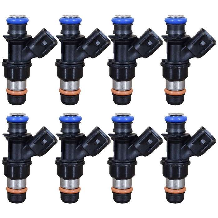 Set of 8 Fuel Injectors 12580681 Compatible 04-10 Chevrolet GMC 4.8 5.3 6.0 6.2L
