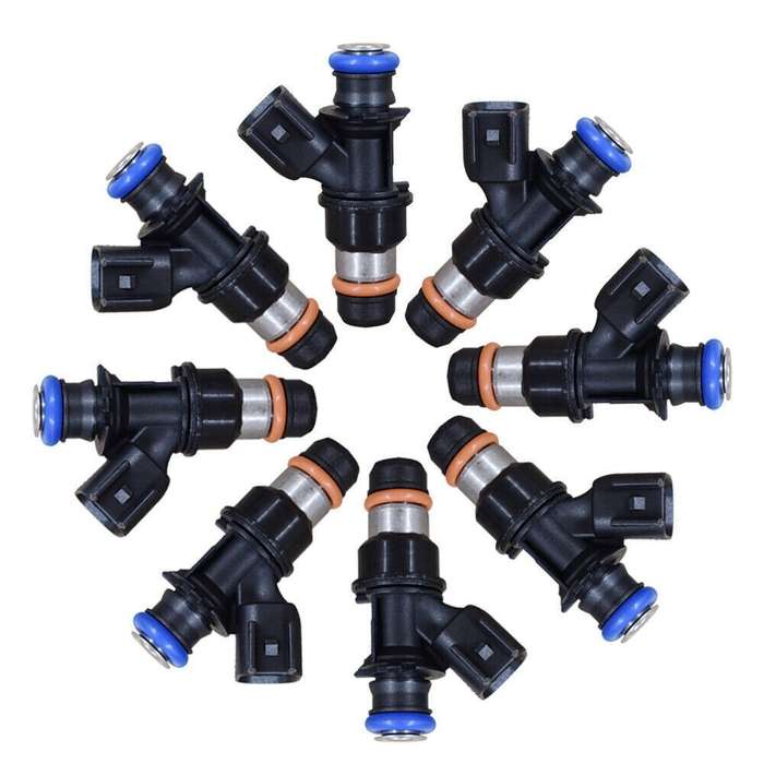 Set of 8 Fuel Injectors 12580681 Compatible 04-10 Chevrolet GMC 4.8 5.3 6.0 6.2L