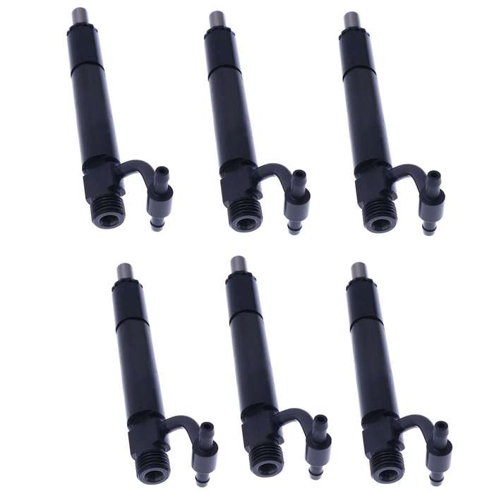 6X Fuel Injectors 675967C91 CompatibleCase Engine D-414 D-436 DT-414 DT-436