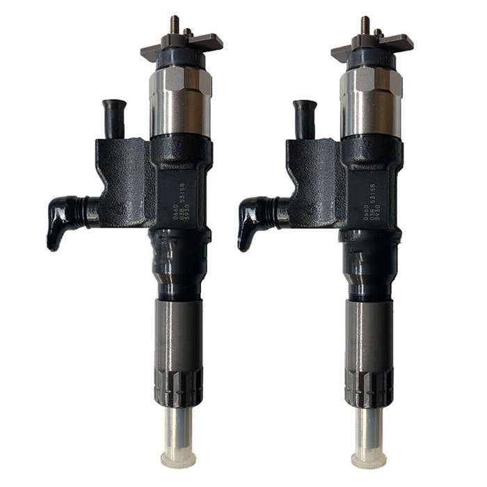 4PCS Fuel Injector Compatible with Denso ISUZU 4HK1 6HK1 095000-5341 095000-5342