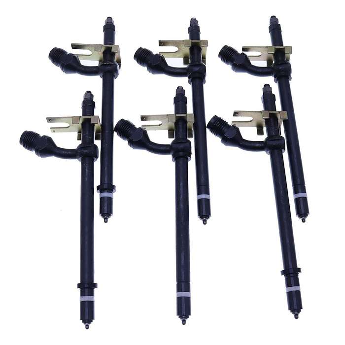 6X Fuel Injector Compatible Case 770 970 1070 1090 1170 1175 1270 1370 1470