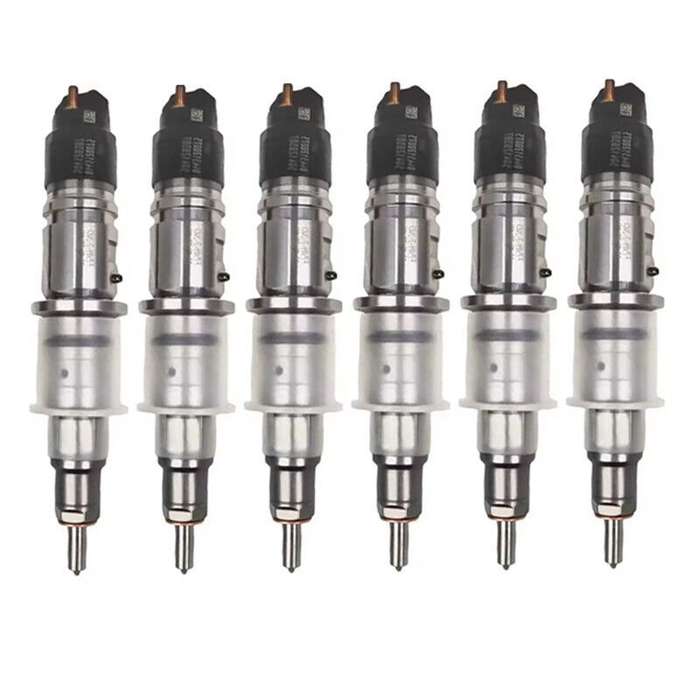 6 Fuel Injectors Compatible Cummins 6L ISLE QSL Holland T6 T7 Iveco Case IH
