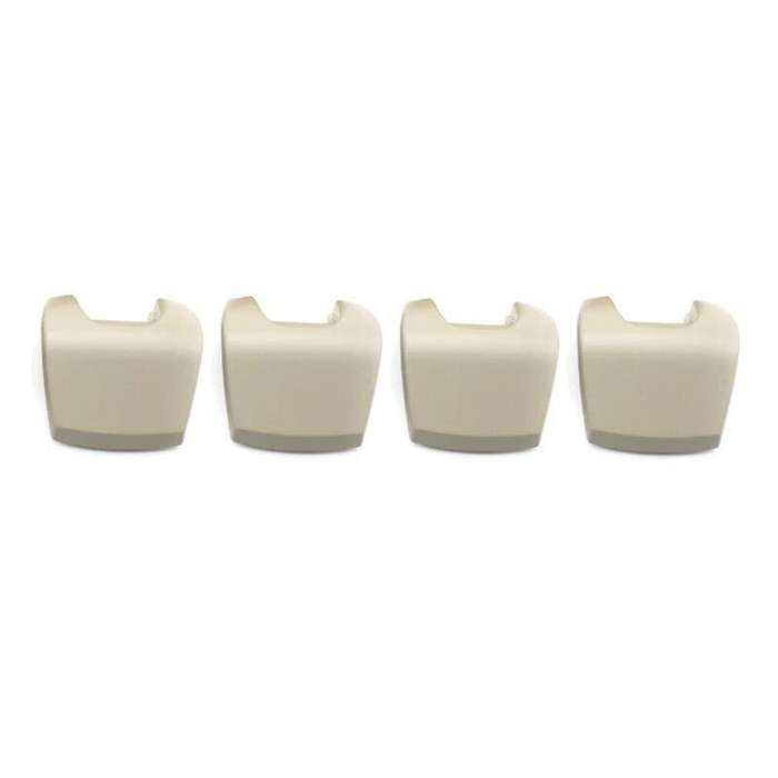 4x Car Rear Seat Rail Front Cover Trims For BMW X5 E70 07-13 X5 F15 14-18 Oyster
