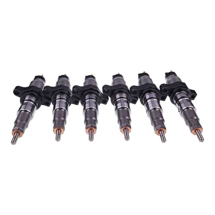 6PCS 0445120007 0445120212 Fuel Injector Compatible with Cummins Engine ISBE