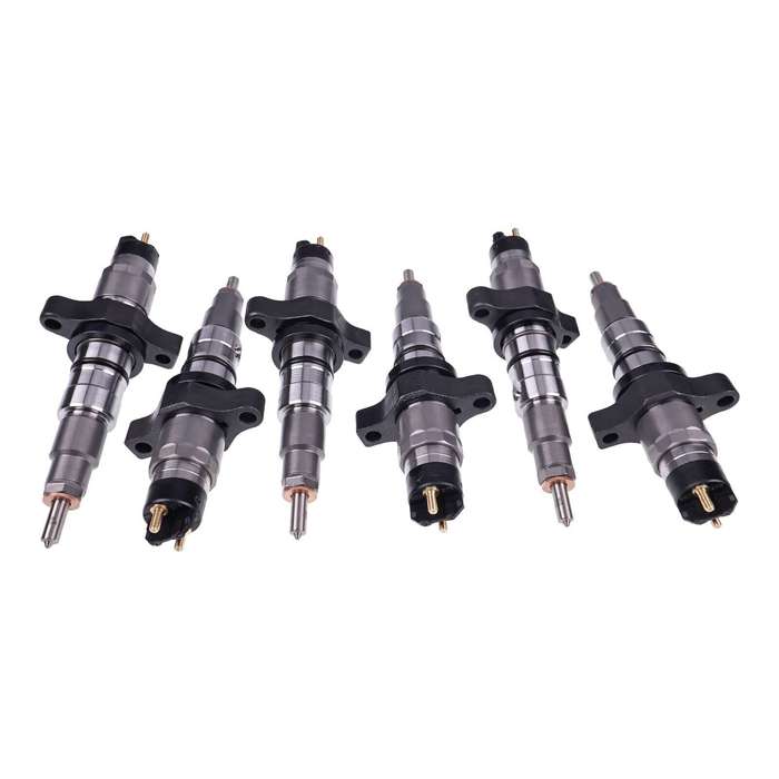 6PCS 0445120007 0445120212 Fuel Injector Compatible with Cummins Engine ISBE