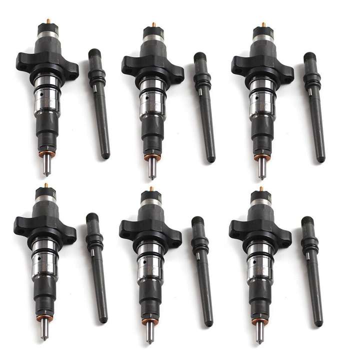 6x Fuel Injectors Compatible with Dodge Cummins 5.9L Bosch 0986435503 0445120210