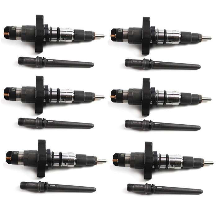 6x Fuel Injectors Compatible with Dodge Cummins 5.9L Bosch 0986435503 0445120210