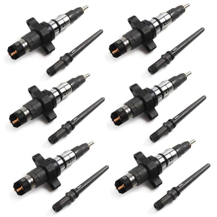 6x Fuel Injectors Compatible with Dodge Cummins 5.9L Bosch 0986435503 0445120210