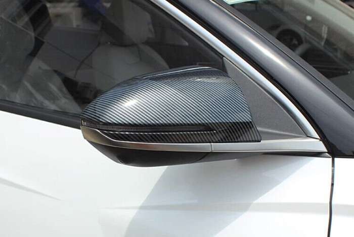 For Hyundai Tucson 2022-2024 Style Carbon Fiber Rear View Side Door Mirror Cover