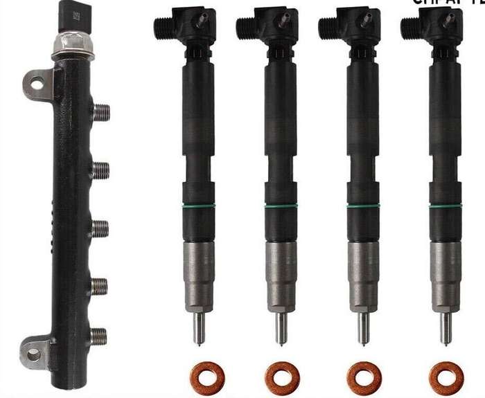 4x Fuel Injectors Common Rail Compatible Doosan Delphi 28337917 28240435 7030409