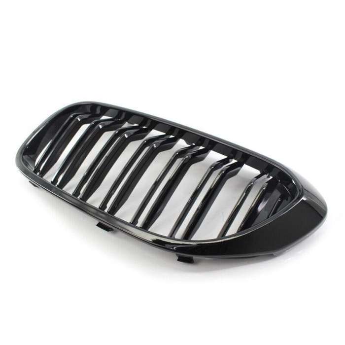 Pair of Gloss Black Front Grille Grill Fit For BMW 5-Series G30 2017