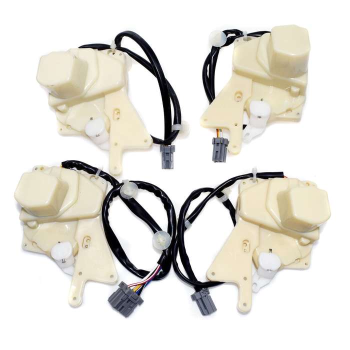 4PCS Front &amp; Rear Door Lock Latch Actuators For Honda Accord 1994-97 Sedan Wagon