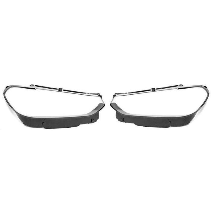 Pair Headlight Clear Lens Left Right Cover For 2021-2022 BMW X3 G08