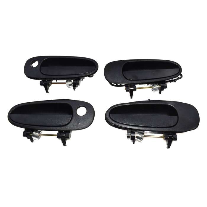 For TOYOTA COROLLA 93-97 Outside Door Handle Front Rear Left Right Black 4Pcs