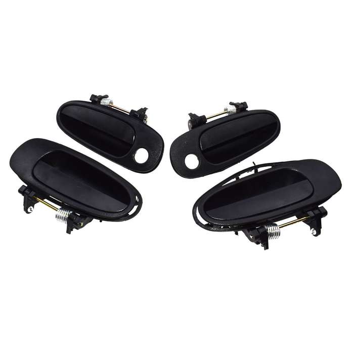 For TOYOTA COROLLA 93-97 Outside Door Handle Front Rear Left Right Black 4Pcs
