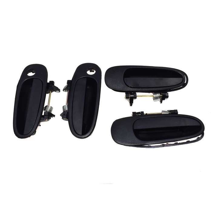 For TOYOTA COROLLA 93-97 Outside Door Handle Front Rear Left Right Black 4Pcs