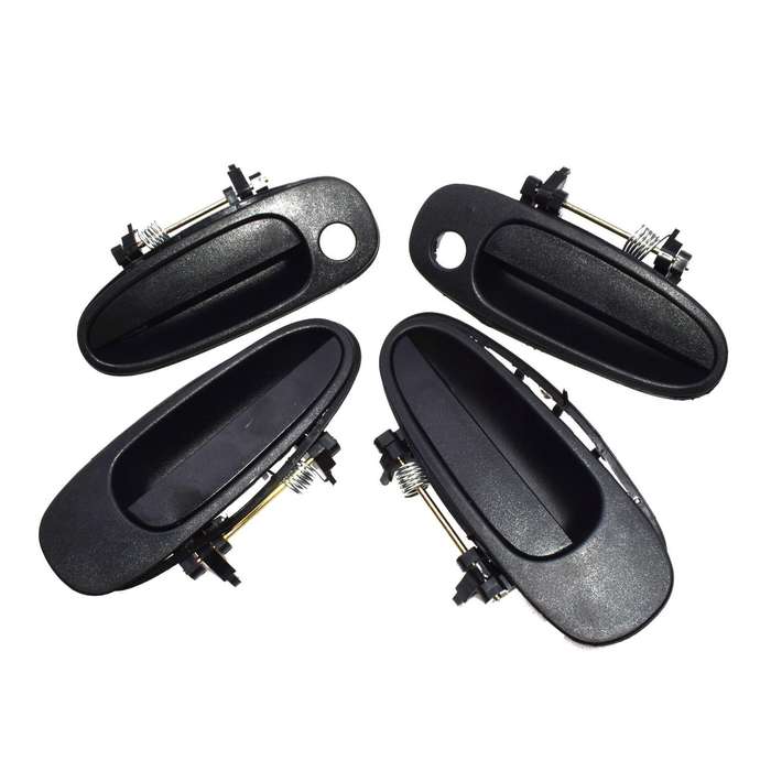 For TOYOTA COROLLA 93-97 Outside Door Handle Front Rear Left Right Black 4Pcs