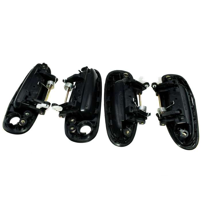 For TOYOTA COROLLA 93-97 Outside Door Handle Front Rear Left Right Black 4Pcs