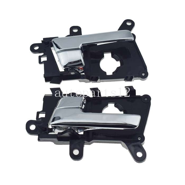 Front Left &amp; Right Interior Door Handles Chrome Pair For Kia Optima 2011-2013