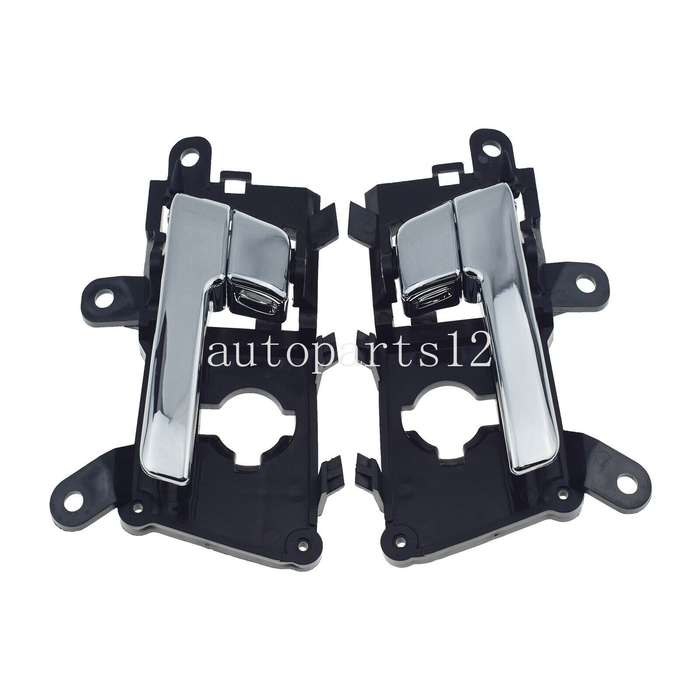 Front Left &amp; Right Interior Door Handles Chrome Pair For Kia Optima 2011-2013