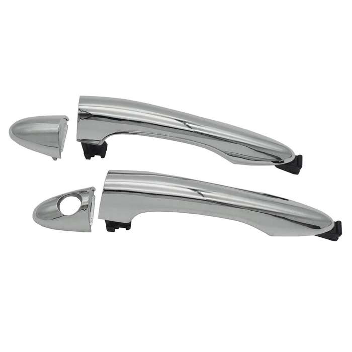Front Left &amp; Right Exterior Door Handles Chrome Pair For Kia Sportage 2011-2016