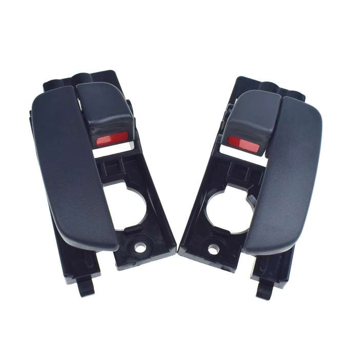 Front Left &amp; Right Interior Door Handles Gray Pair For Hyundai Accent 2006-2011