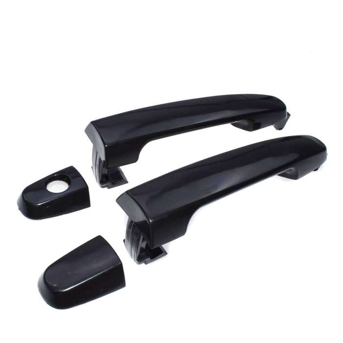 For Toyota Yaris Camry RAV4 Corolla Outside Door Handle Front Rear Smooth Black