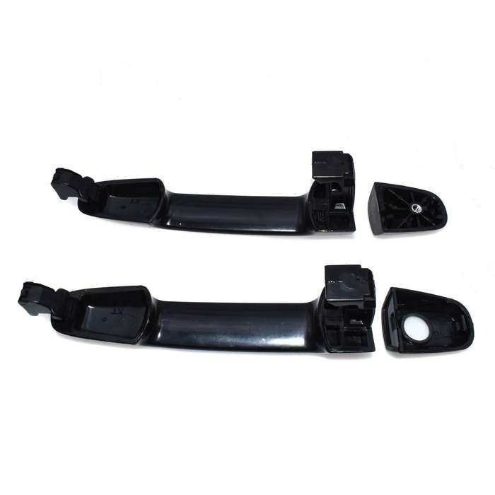 For Toyota Yaris Camry RAV4 Corolla Outside Door Handle Front Rear Smooth Black
