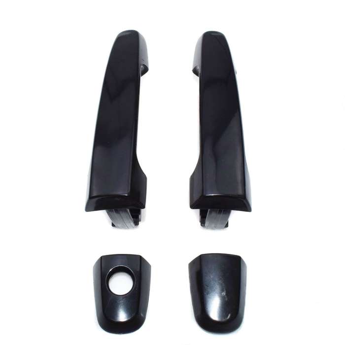 For Toyota Yaris Camry RAV4 Corolla Outside Door Handle Front Rear Smooth Black