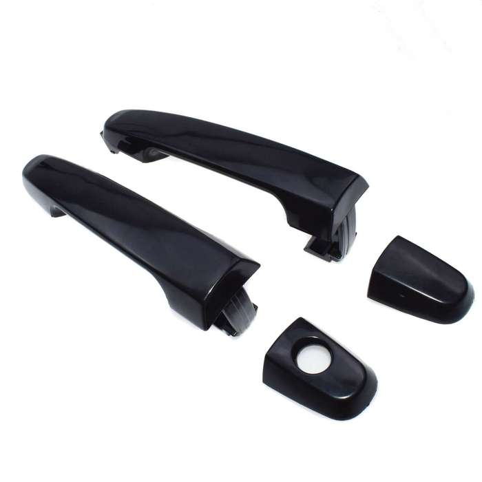 For Toyota Yaris Camry RAV4 Corolla Outside Door Handle Front Rear Smooth Black