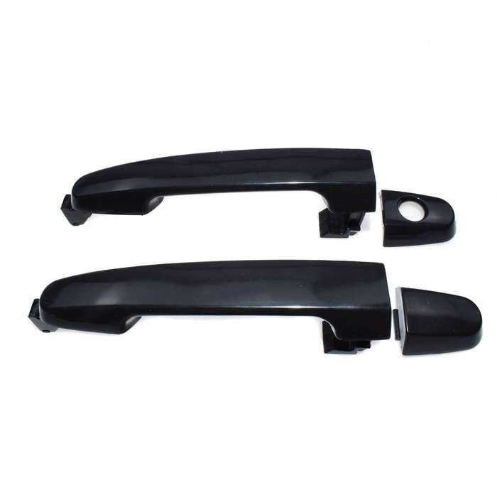 For Toyota Yaris Camry RAV4 Corolla Outside Door Handle Front Rear Smooth Black