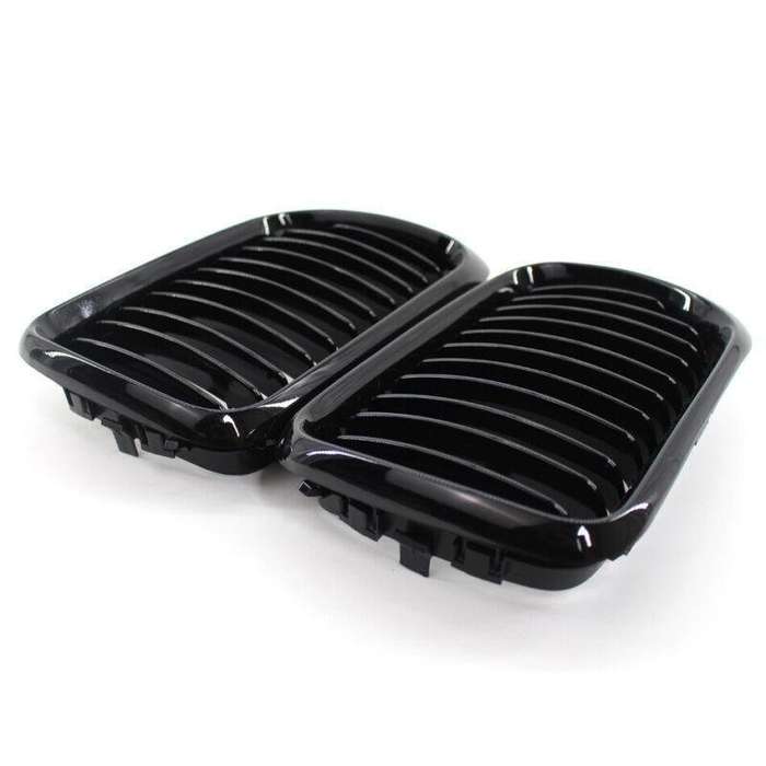Car Front Shiny Black Grille Fits for BMW E36 97-99 325/328/M3/325i/328i 2X/Set