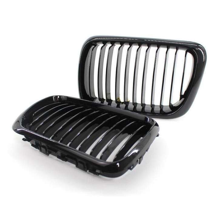Car Front Shiny Black Grille Fits for BMW E36 97-99 325/328/M3/325i/328i 2X/Set