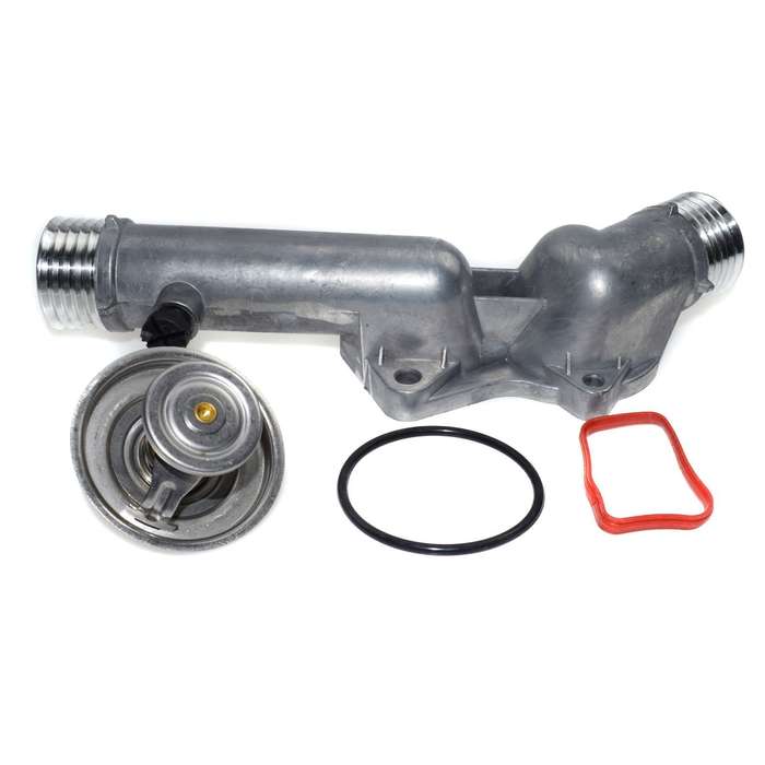 NEW Thermostat &amp; Aluminum Housing kit set Fits BMW E39 1997-1999 528i E39 2.8L