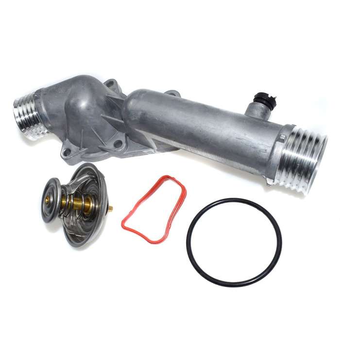 NEW Thermostat &amp; Aluminum Housing kit set Fits BMW E39 1997-1999 528i E39 2.8L