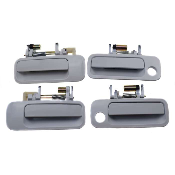 4Pcs Outside Door Handle White Front Right Rear Left For 1997-2001 Toyota Camry