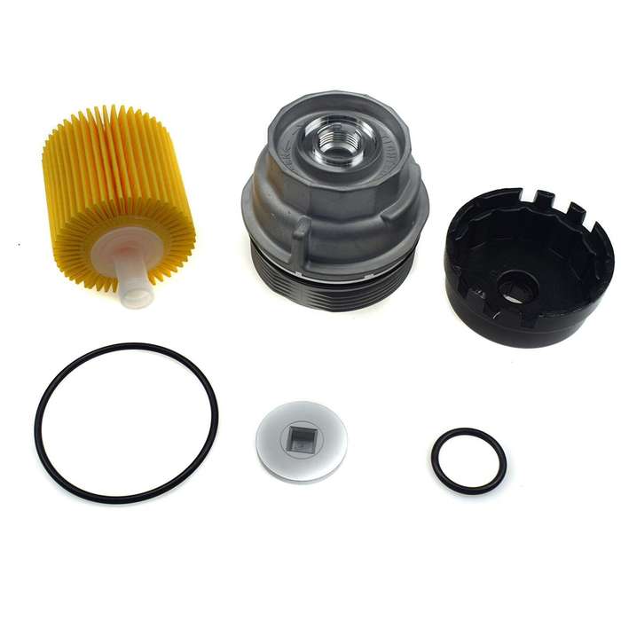 For Toyota Camry Avalon Sienna Oil Filter Housing Cap Assembly Seal w/Wrench