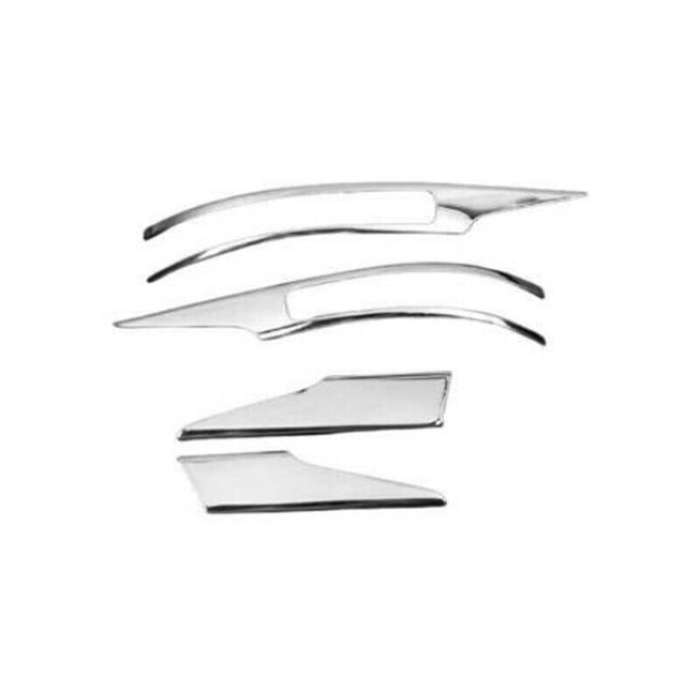 For Ford Explorer 2011-2019 Chrome Steel Rear View Side Door Mirror Strip Trim