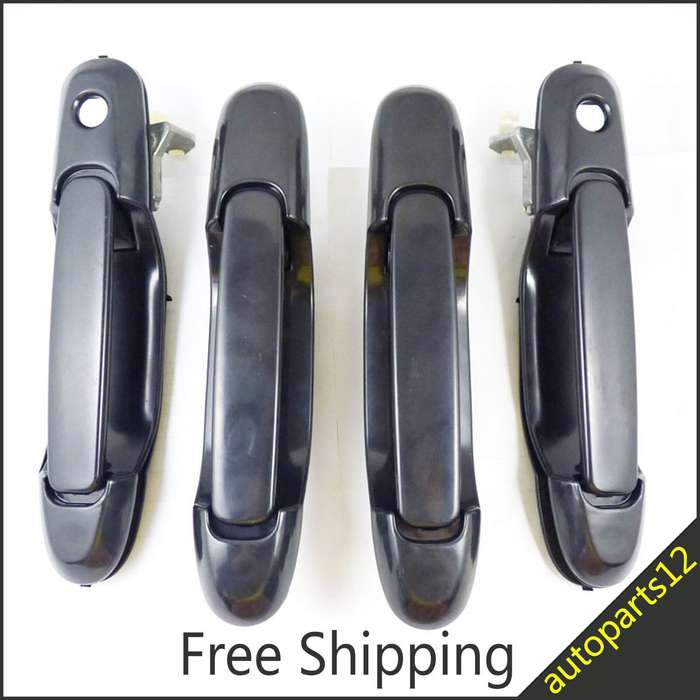 4Pcs Exterior Outside Door Handle Front Rear L&amp;R For 1998-2003 Toyota Sienna New