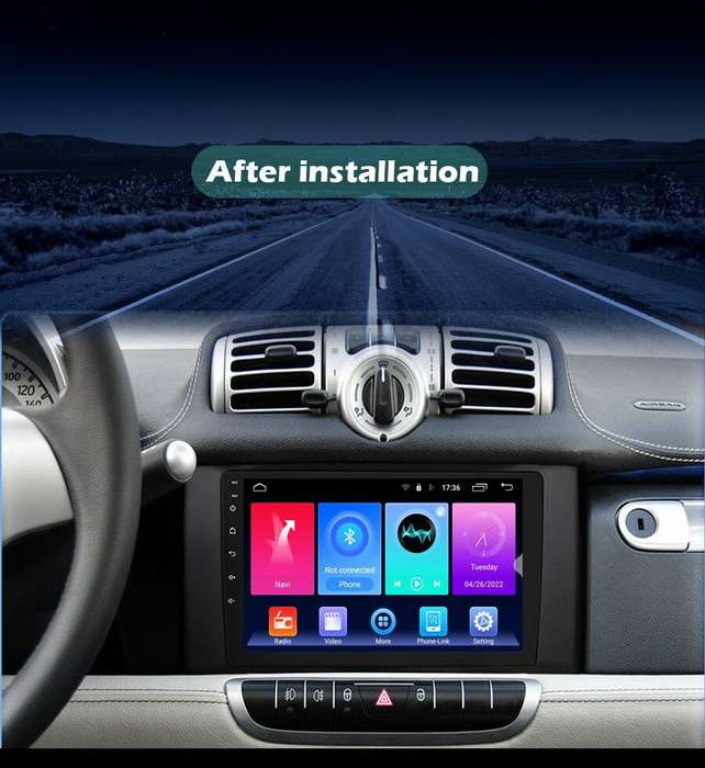 Android Auto Car Radio for Mercedes Smart Fortwo 451 2011-2015 CarPlay Head Unit