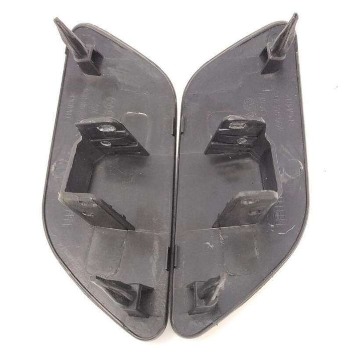 2Pcs Front Bumper Headlight Washer Cap Cover For Audi A6 2011-2014 Pair